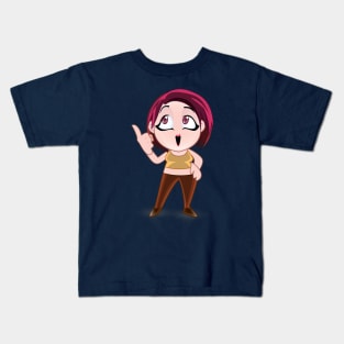 beautiful girls - cartoon character for young girls (choose your twin) Kids T-Shirt